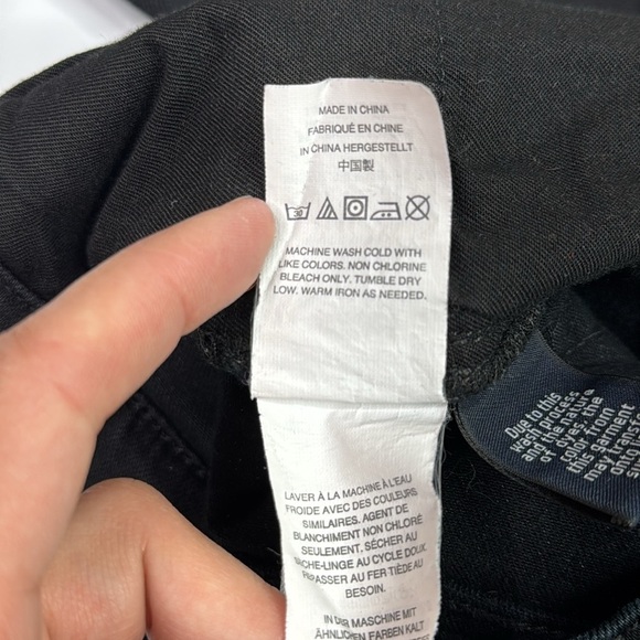 J.Crew Billie Demi Boot Crop Black Jeans Size 28 - Picture 11 of 11